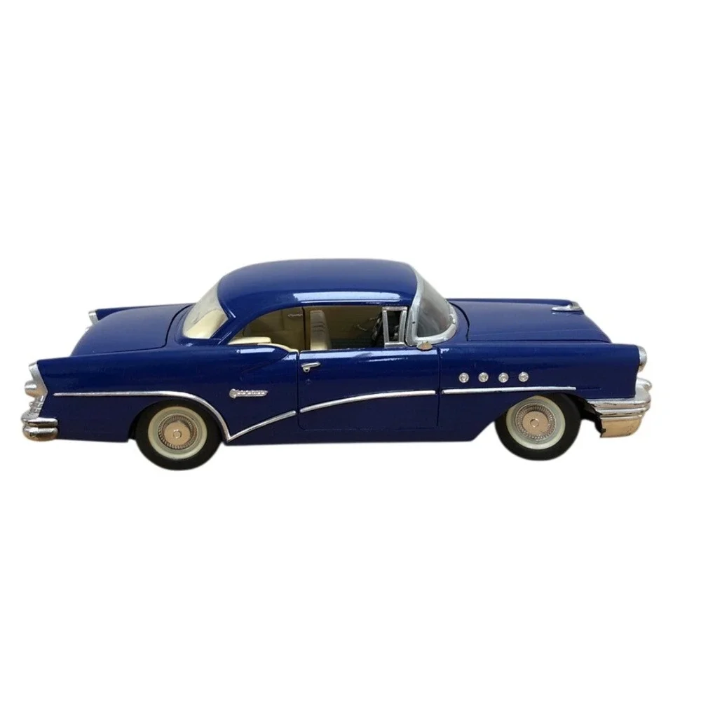 Mira 1955 Buick Century 1:18 Scale Model Blue Diecast Spain Vintage Collectible